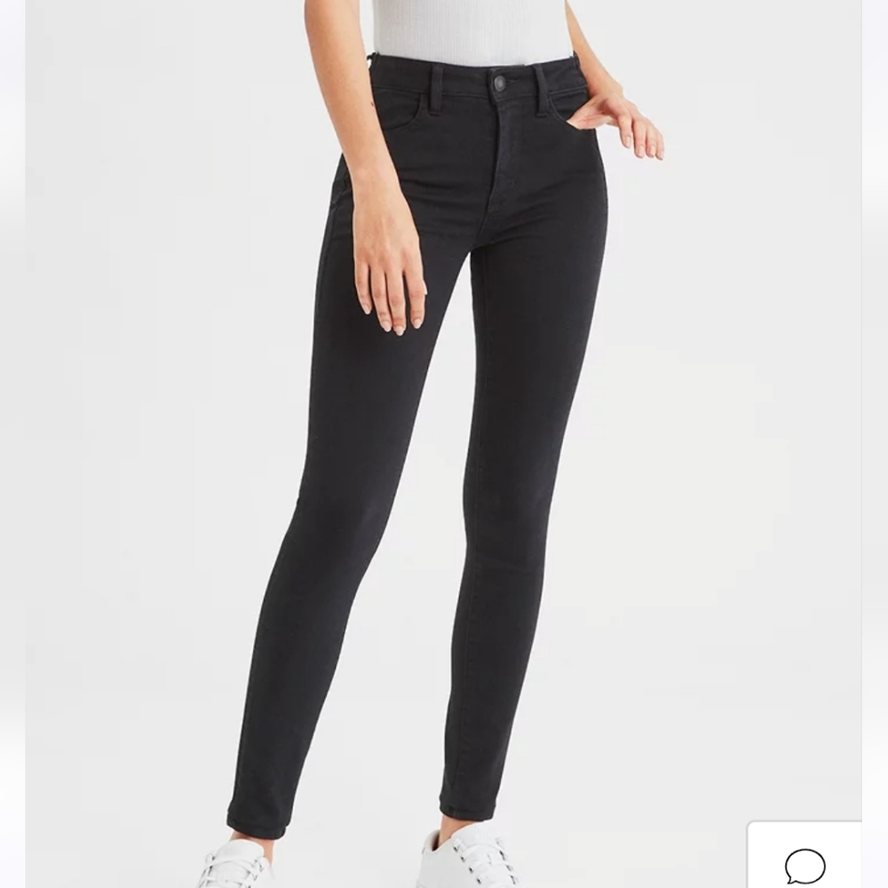 American Eagle Next Level Stretch Black Skinny Jean